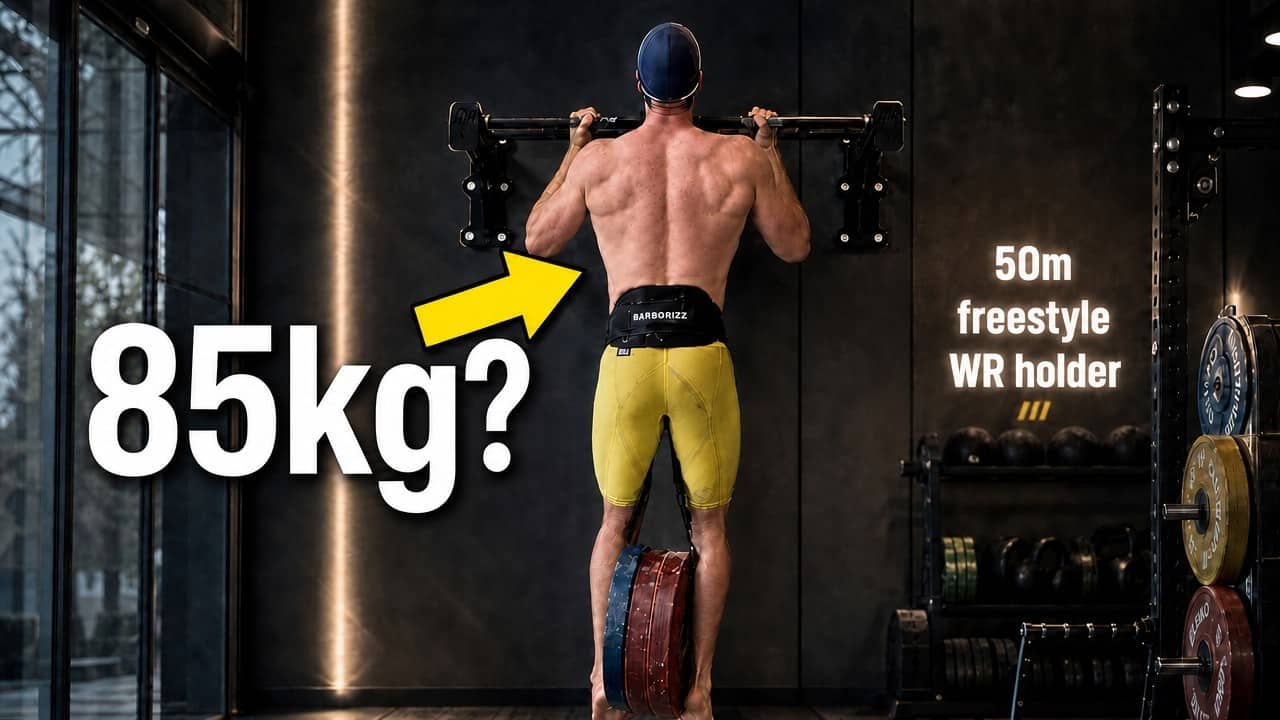 Cam McEvoy's Pre WR Gym Session | Pull Up PB Attempt