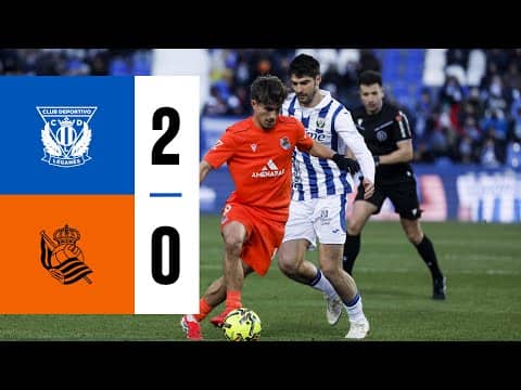 HIGHLIGHTS | Liga Hypermotion 25-26 | J23 | CD Leganés 2-0 Sanse | Real Sociedad