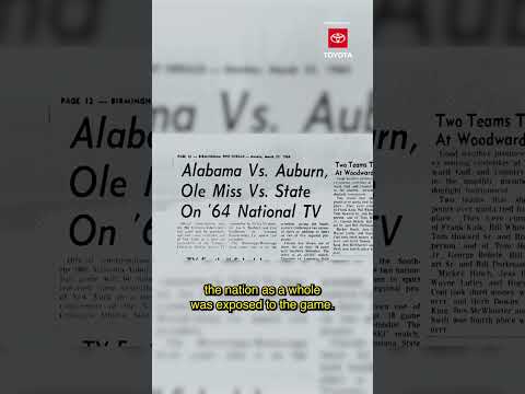 The nation's introduction to college football's biggest rivalry