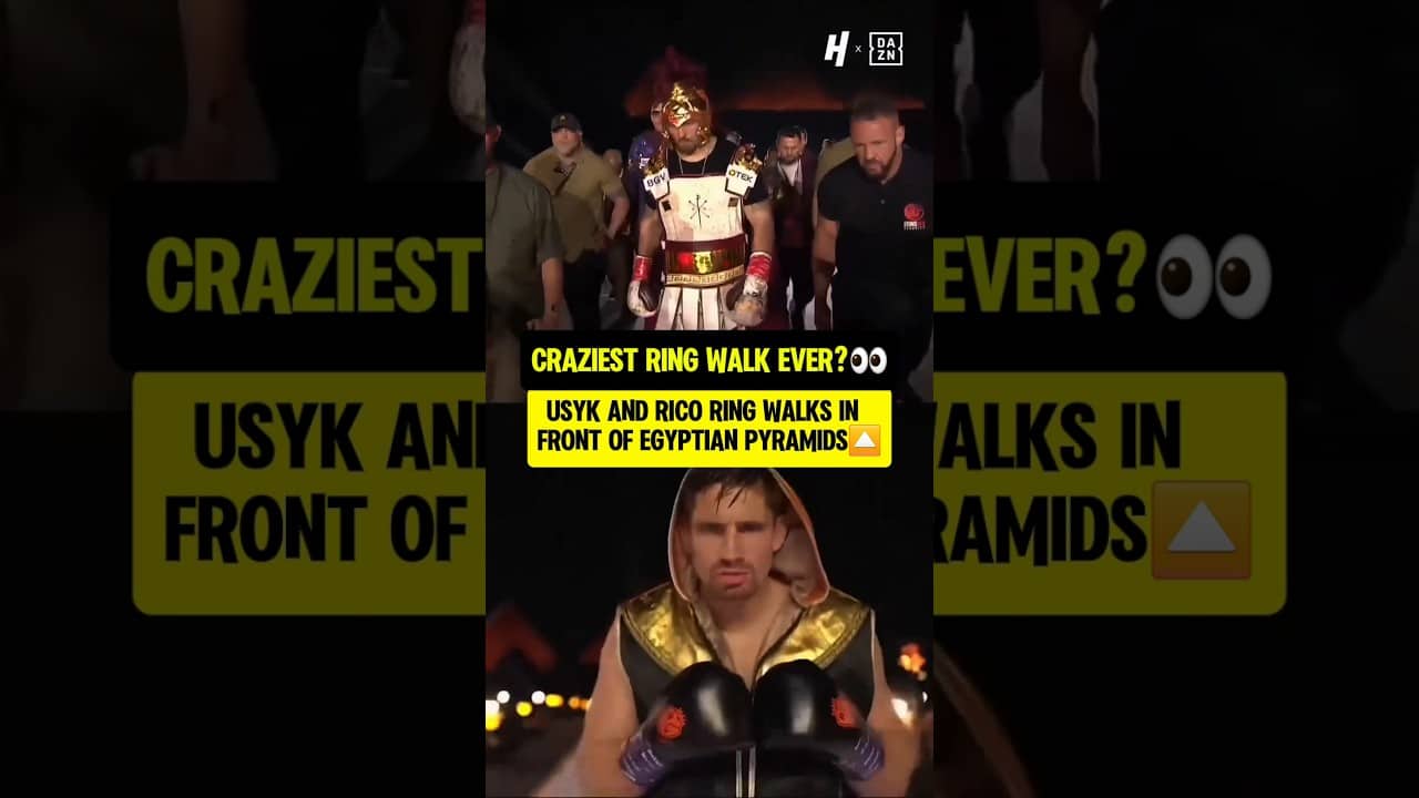 Is this the CRAZIEST ring walk EVER?👀 live on @DAZNBoxing