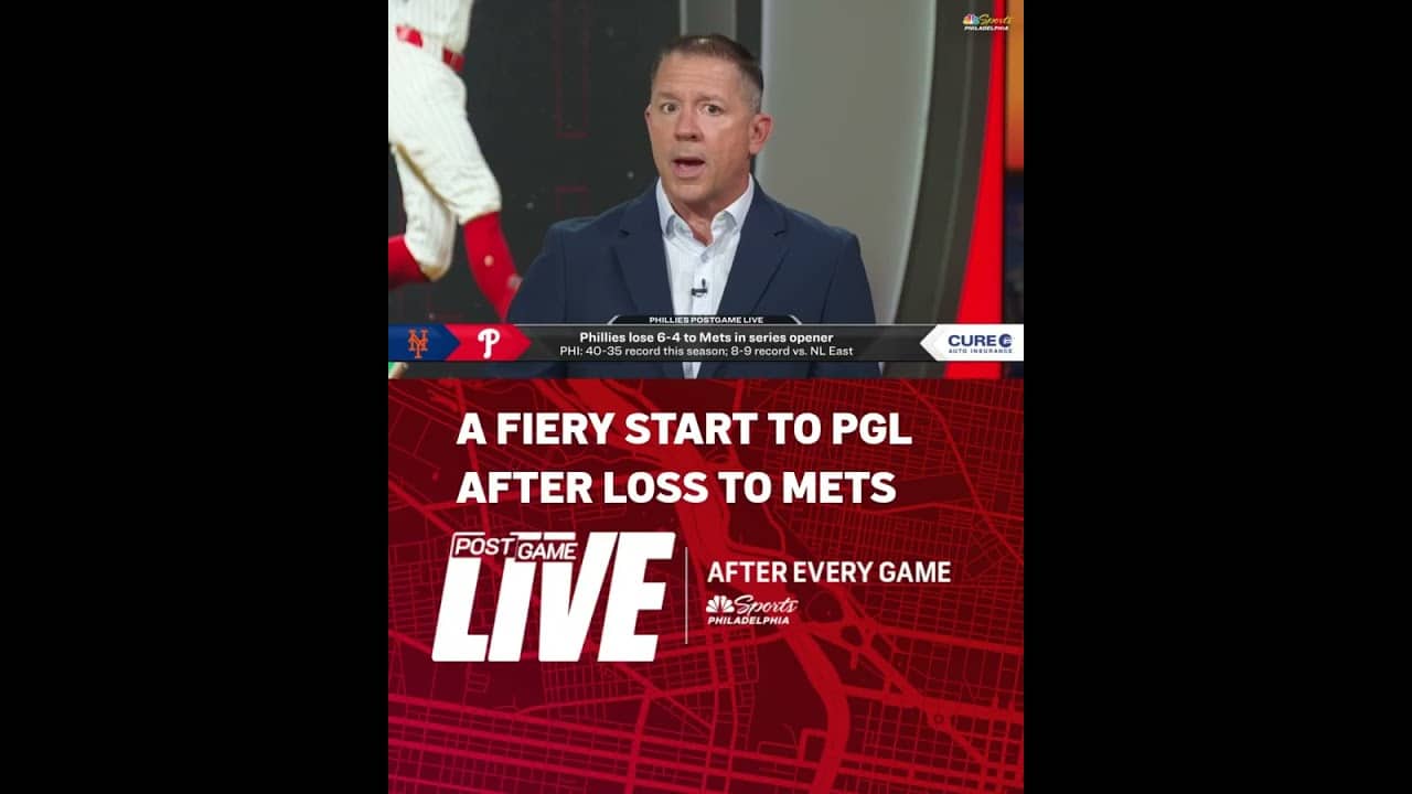 Phillies Postgame Live crew isn't too happy after loss to last place Mets 😡
