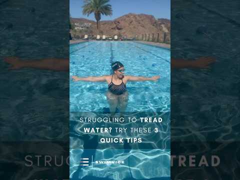 3 Quick Tips to Tread Water Higher! 😎  #swimming #exercise #treading