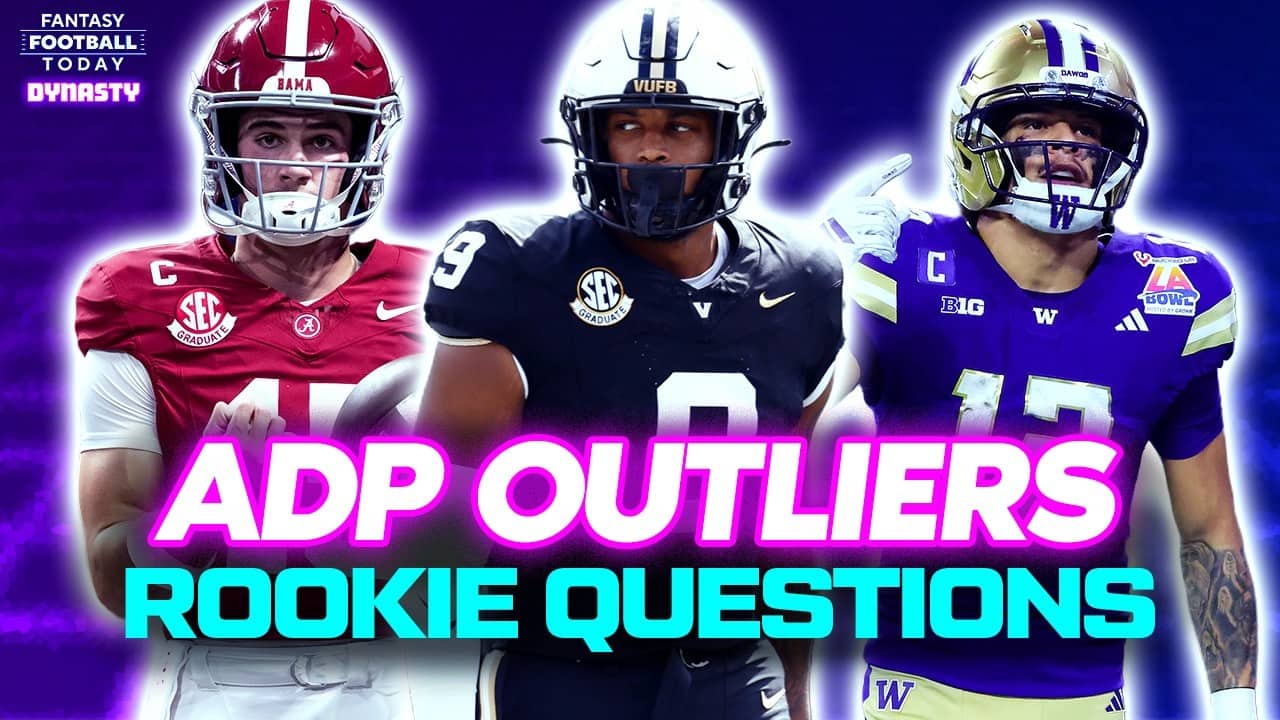 2026 Round 1 Rookie Questions + ADP Outliers | Fantasy Football Dynasty Advice