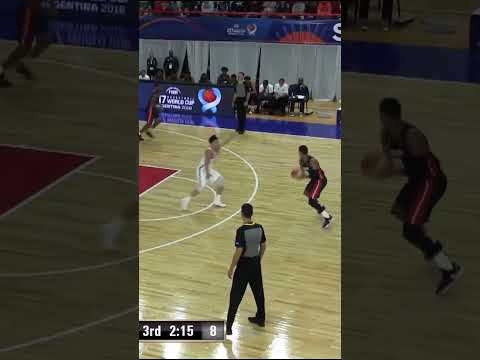 That move should be illegal 🚫🤯 #FIBAU17