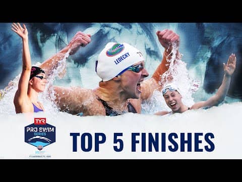 Top 5 Record Breaking Finishes From TYR Pro Swim Series Fort Lauderdale | Teaser