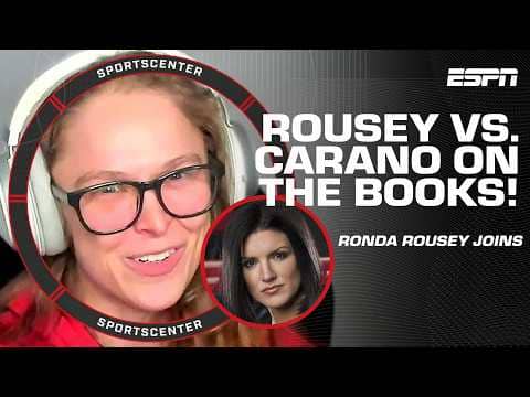 Ronda Rousey knows both she & Gina Carano 'NEED THIS FIGHT' 👏 | SportsCenter