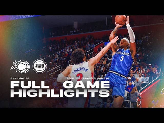 FULL GAME HIGHLIGHTS: ORLANDO MAGIC  VS. DETROIT PISTONS 5.03.26