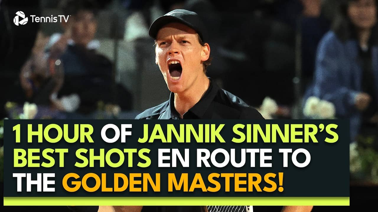 Jannik Sinner's Best Shots From Each Of His GOLDEN MASTERS Masters 1000s Wins! ✨🏆
