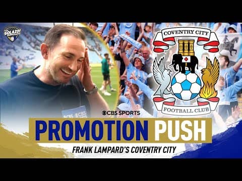 SUPER FRANK Lampard | Coventry City manager seals playoffs with win over Boro | Matchday