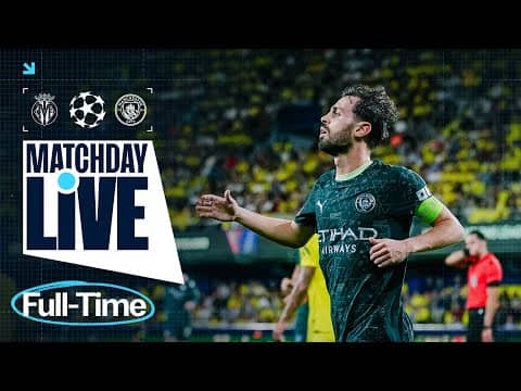 CITY WIN IN SPAIN THROUGH HAALAND AND BERNARDO GOALS! | VILLARREAL 0-2 MAN CITY | CHAMPIONS LEAGUE