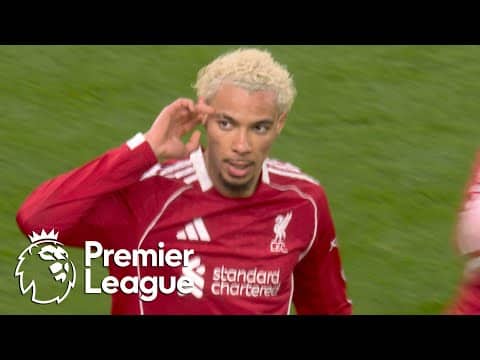 Hugo Ekitike's 'wonderous finish' gives Liverpool lead over Newcastle | Premier League | NBC Sports