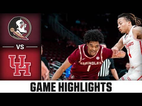 Florida State vs. Houston Game Highlights | 2025-26 ACC Men's Basketball