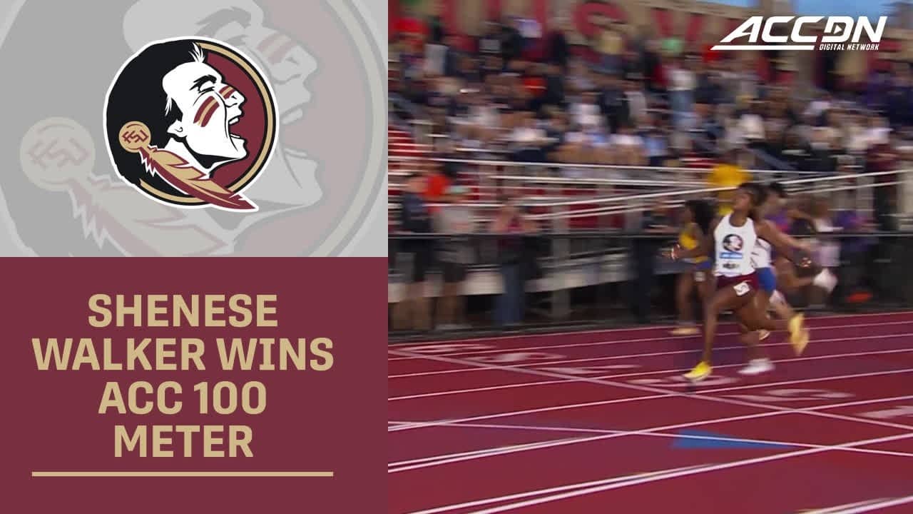 FSU's Shenese Walker Wins ACC 100 Meter