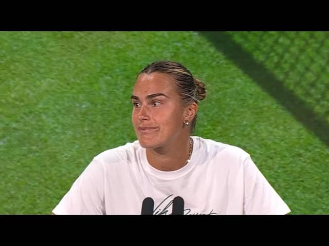 Wimbledon 2026 - Aryna Sabalenka : "We don't do it for ourselves but for the rest of the players"