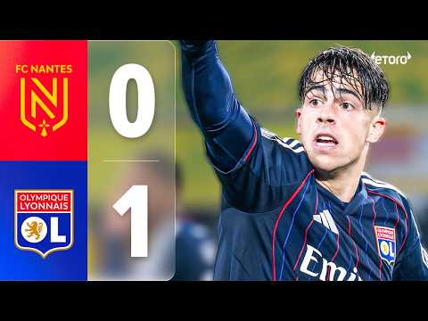 FC Nantes – OL : Les Gones s’arrachent et grimpent sur le podium (0-1)
