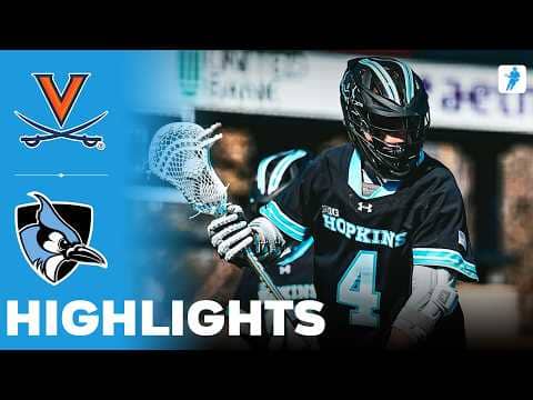 Virginia vs Johns Hopkins | NCAA College Lacrosse | Highlights - February 28, 2026