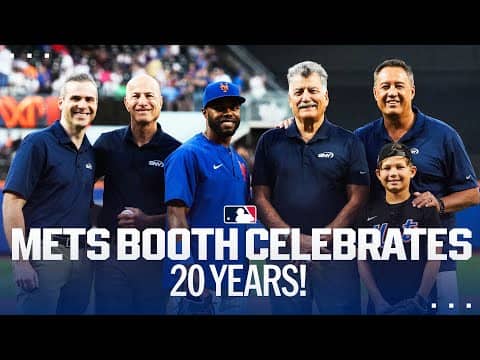 Gary, Keith and Ron celebrate 20 YEARS in the SNY Booth for the Mets 🎤