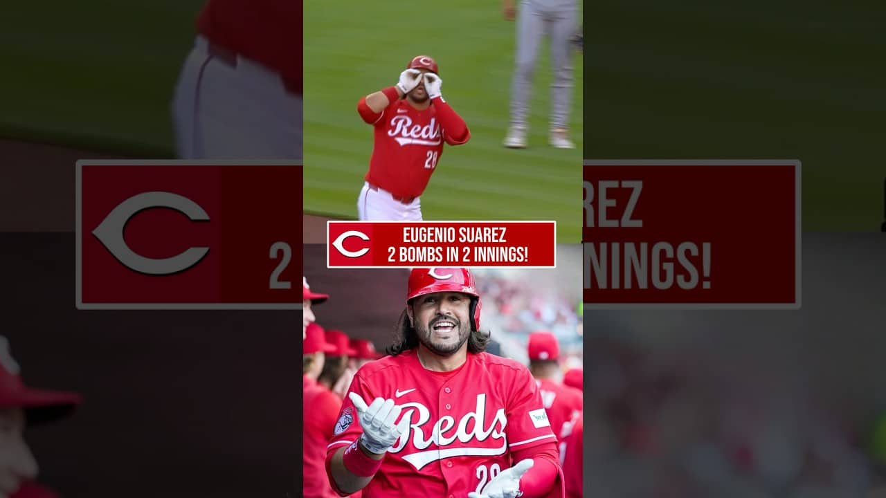 Eugenio Suarez Hits TWO Home Runs In TWO Innings, Including Grand Slam! #Reds