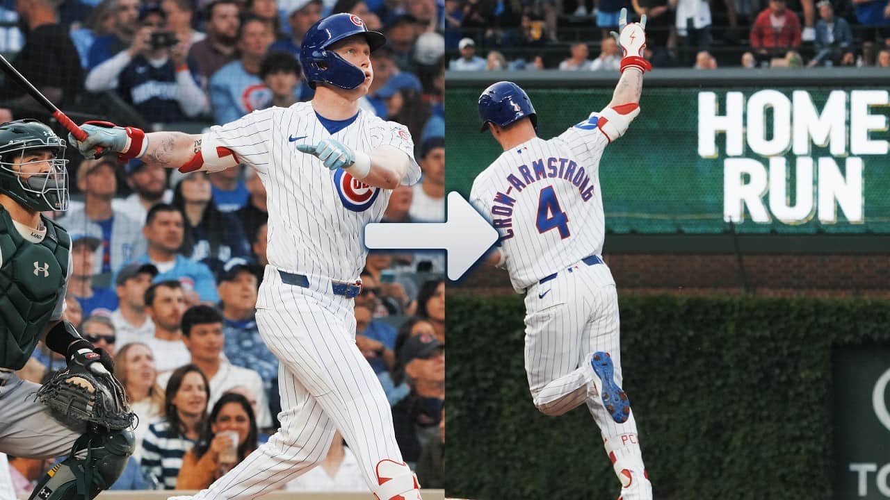 Pete Crow-Armstrong go-ahead home run for the Cubs! 💪 | MLB Highlights (Cubs vs. A's)