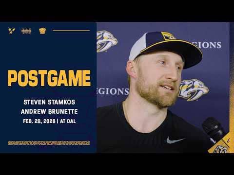 Steven Stamkos & Andrew Brunette - Postgame: Feb. 28, 2026