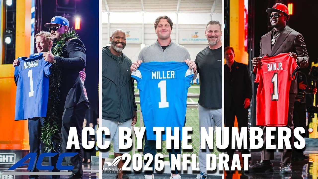 ACC By The Numbers: 2026 NFL Draft