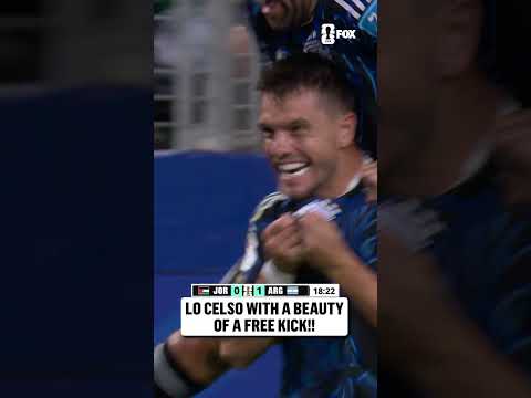 FREE KICK GOLAZO TO GIVE ARGENTINA THE LEAD!