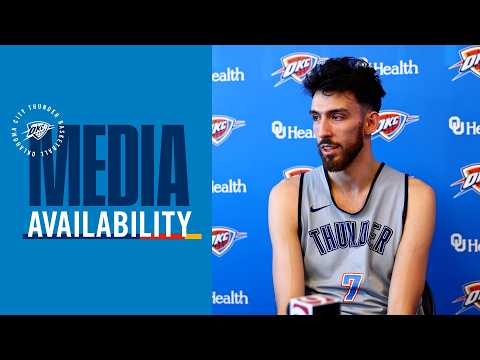 Practice Media Availability with Chet Holmgren | February 19, 2026 | OKC Thunder