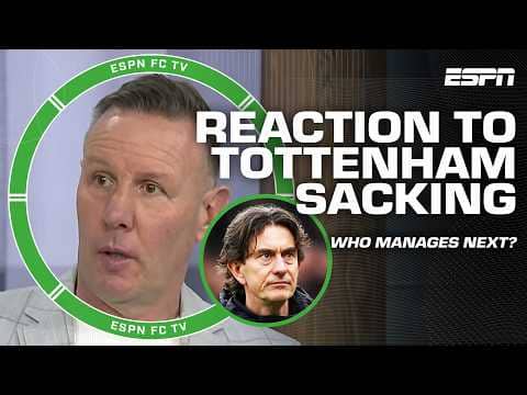 Craig Burley & Julien Laurens react to Tottenham sacking Thomas Frank 🚨 | ESPN FC