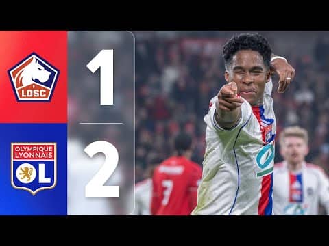 LOSC-OL : Premier but d'Endrick et une qualification pour les 8e de finale de Coupe de France (1-2)