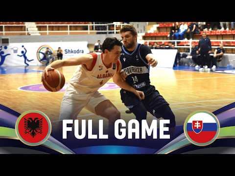 LIVE - Albania v Slovakia | FIBA EuroBasket 2029 Pre-Qualifiers