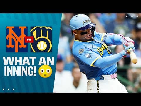 FULL INNING: William Contreras and the Brewers come-from-behind to score 4 runs in the 7th inning! 💪