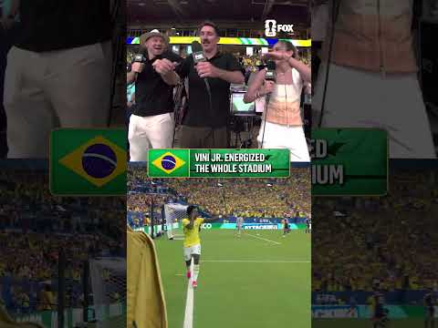 Vini Jr. had everyone dancing 🇧🇷