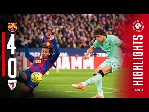 RESUMEN | FC Barcelona 4-0 Athletic Club | J13 LaLiga EA Sports