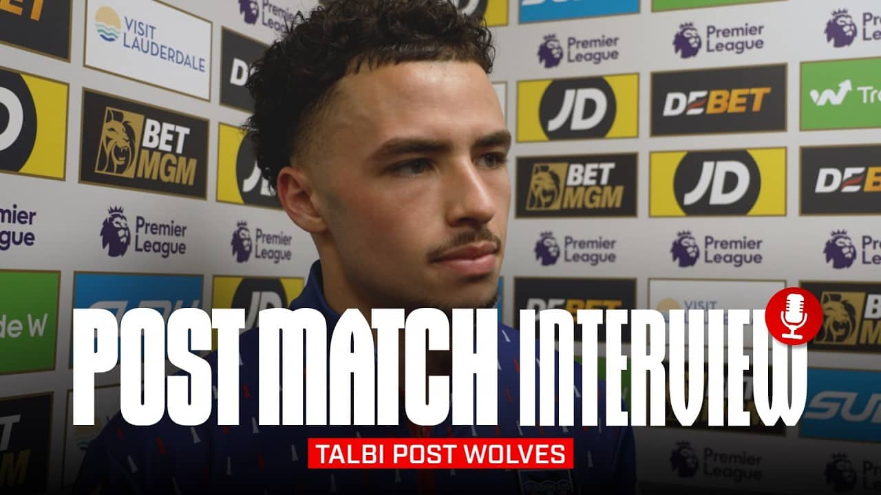 "We did a great job with ten men" | Talbi Post Wolves | Post-Match Interview