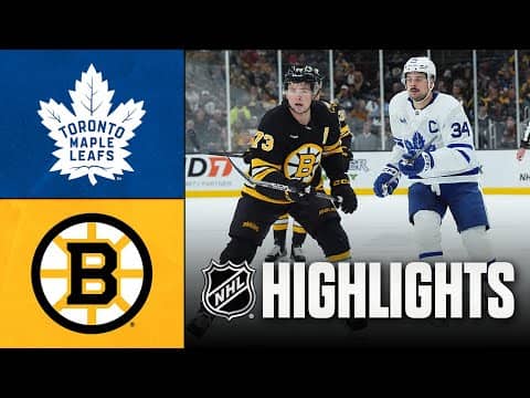 NHL Highlights | Maple Leafs vs. Bruins | November 11, 2025