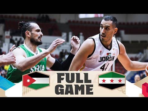 Jordan v Syria | Full Basketball Game | FIBA Basketball World Cup 2027 Asian Qualifiers