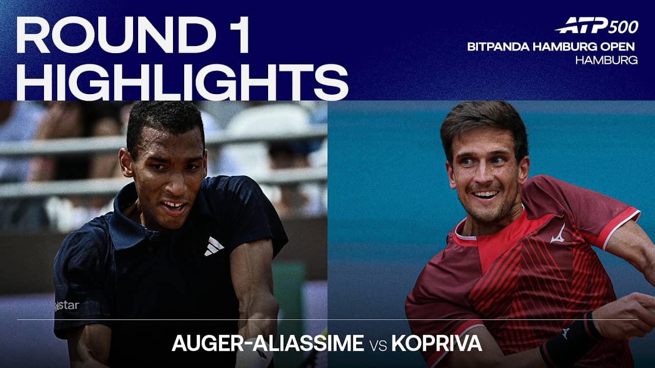 Felix Auger-Aliassime vs Vit Kopriva Highlights | Hamburg 2026 Round 1