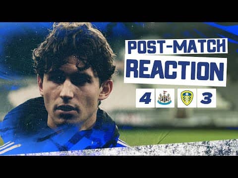 “We deserved more” | Brenden Aaronson | Newcastle United 4-3 Leeds United