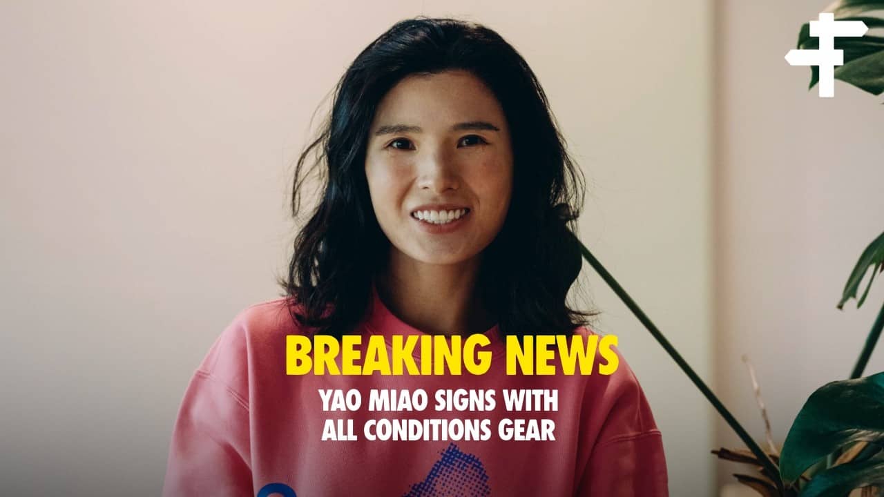 🚨Breaking News: Yao Miao signs with All Conditions Gear🚨