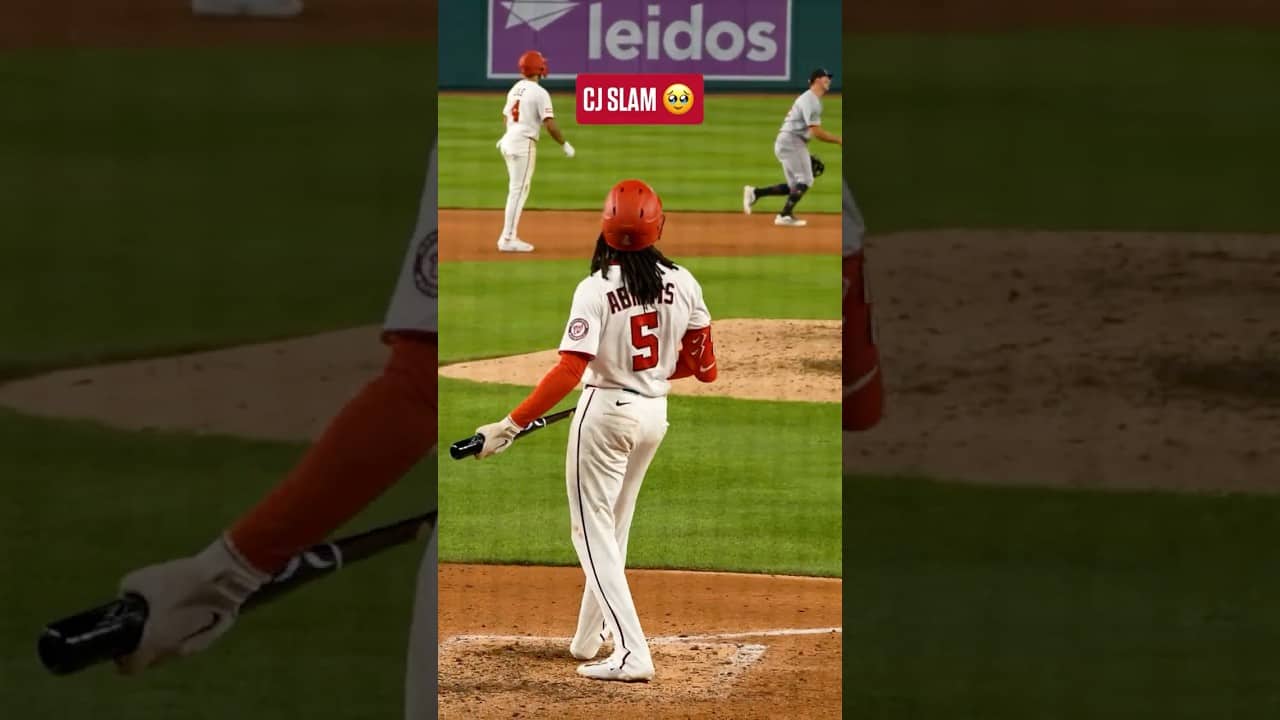 That CJ Abrams Grand Slam Was BEAUTIFUL 😮‍💨