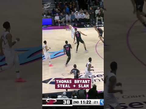 👀 TB with the rejection to slam! #cavs #nba #basketball #thomasbryant #clevelandcavaliers