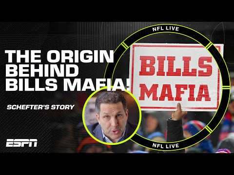 Adam Schefter breaks down the ORIGIN of Buffalo fans' iconic nickname, Bills Mafia 🙌 | NFL Live