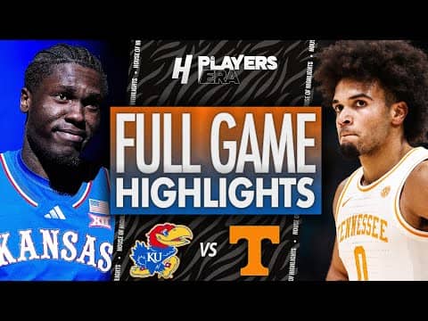 Kansas vs Tennessee - FULL GAME HIGHLIGHTS | November 26, 2025 Players Era Tournament