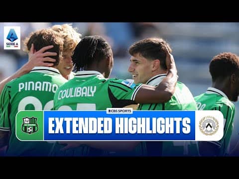 Sassuolo vs. Udinese: Extended Highlights | Serie A | CBS Sports Golazo