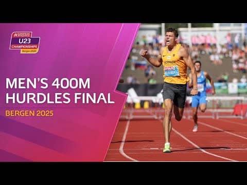Men’s 400m Hurdles Final 💥| Full Replay | Bergen 2025 U23 Championships