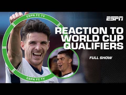 England & Portugal's World Cup Qualifier wins, USA's potential & Andre Onana's FUTURE 👀 | ESPN FC