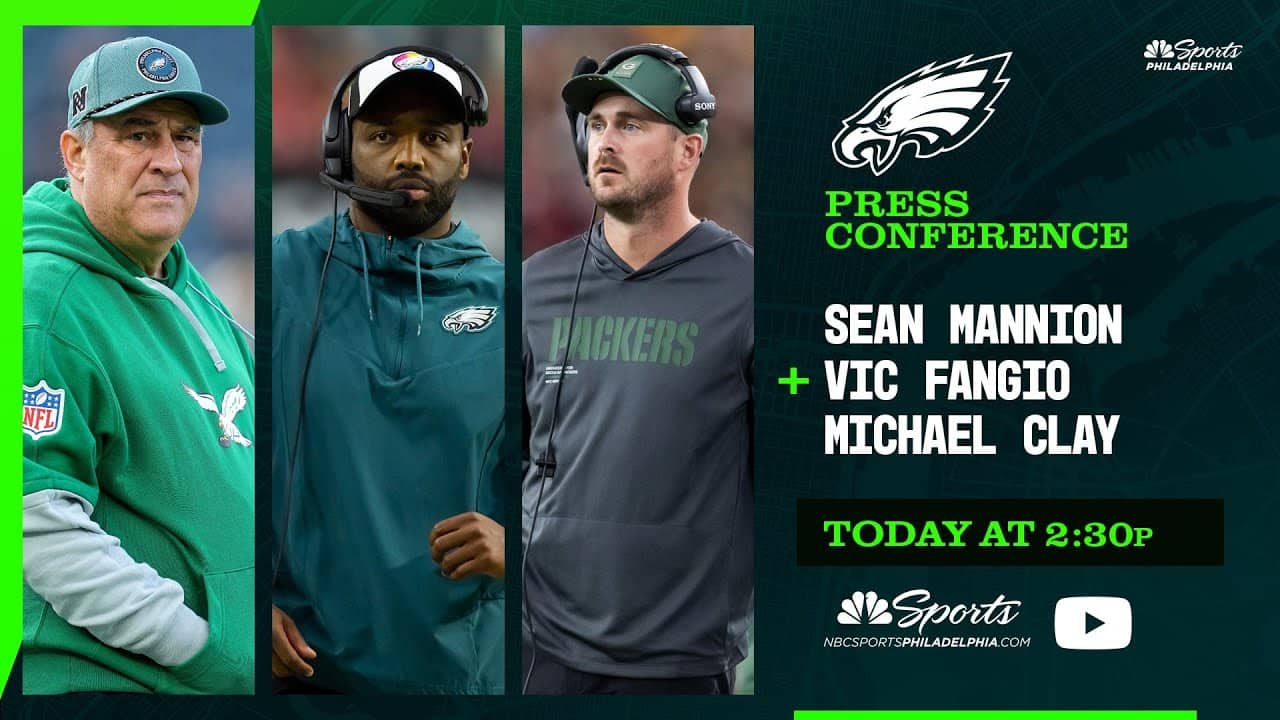 Eagles Coordinators Press Conferences | Today at 2:30 PM