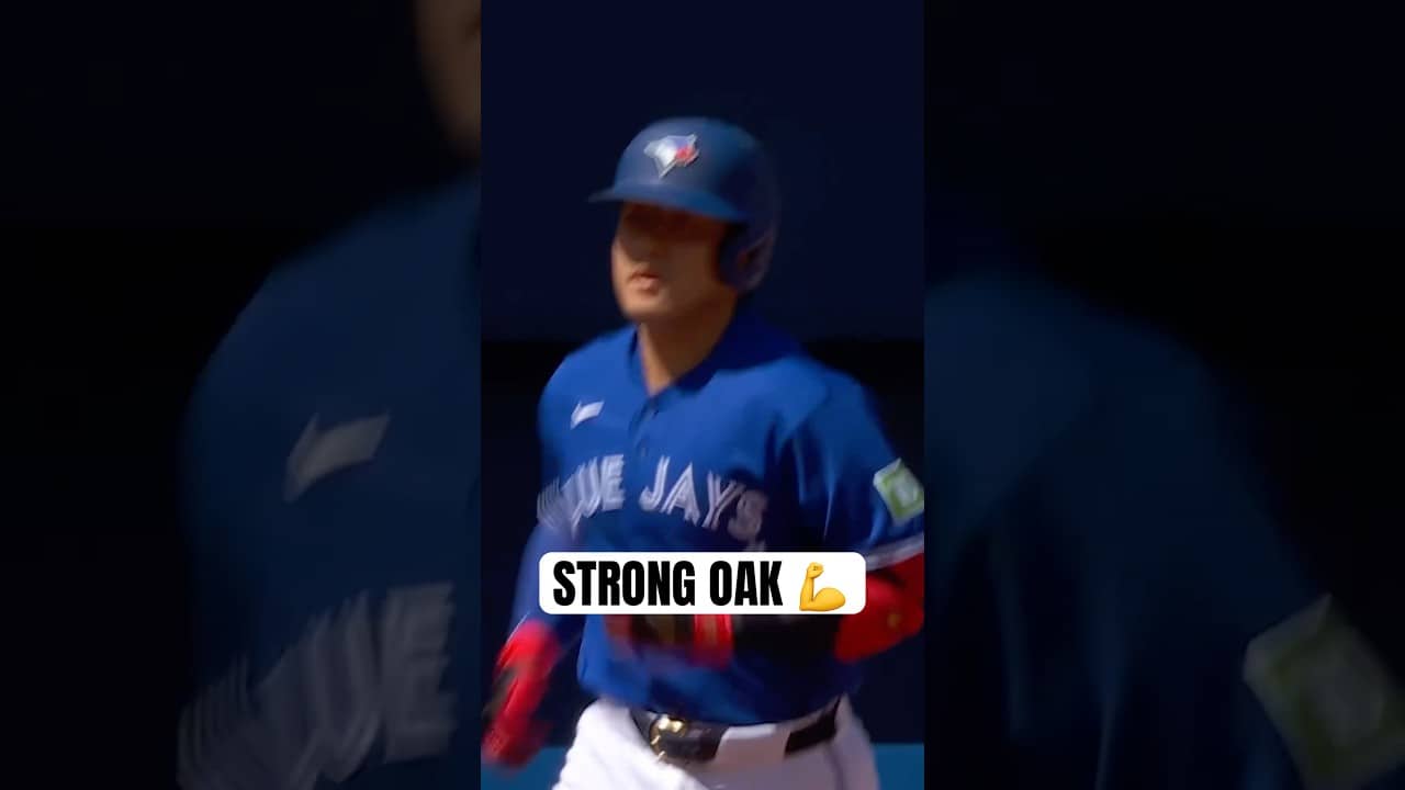 Kazuma Okamoto’s home run was the game winner! #MLB #Toronto #BlueJays