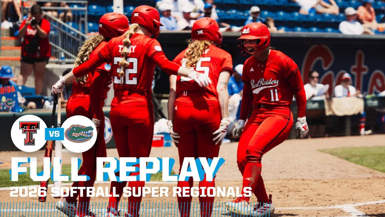 Texas Tech vs. Florida: 2026 NCAA softball super regionals Game 1 | FULL REPLAY