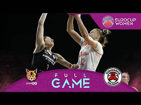Round of 16 | ÇİMSA ÇBK MERSİN v Kibirkstis-TOKS | Full Basketball Game | EuroCup Women 2025-26